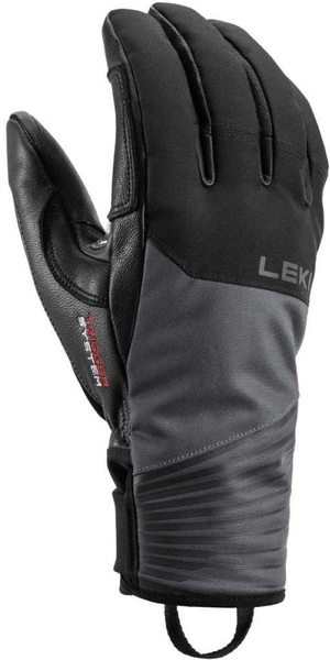 Rukavice Leki Sparrow 3D black/graphite 654874302 25/26