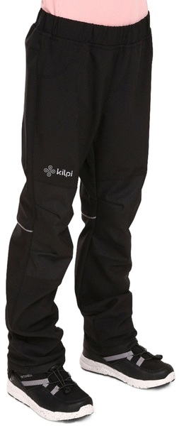 Dětské softshellové outdoorové kalhoty Kilpi RIZO-J černá ZJ0404KIBLK 25/26