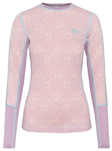 Dámské Merino triko Kari Traa Anna Long Sleeve Bloom 623837 25/26