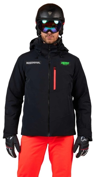 Pánská bunda Rossignol Hero Blackside Insulated Ski Jacket Black RLOMJ24-200 25/26
