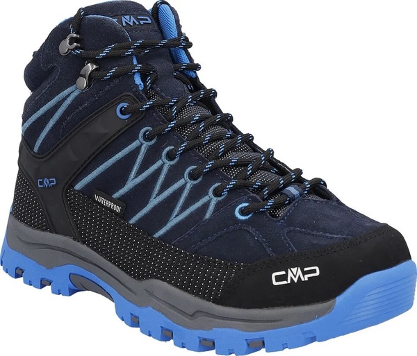 Juniorské kotníkové trekové boty CMP Junior Rigel Mid WP Trekking Bluestone-Royal Blue 3Q12944J-40NU 25/26