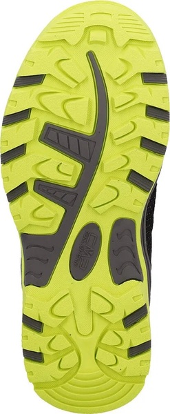 Dětské kotníkové trekové boty CMP Kids Kiruna Mid Fitgo Fleece WP Piombo-Acido 3Q57894-69ZU 25/26