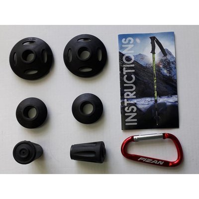 Trekové hole FIZAN COMPACT GREEN 100.005 25/26