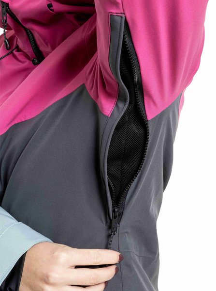 Dámská bunda Meatfly Kirsten Grey Dark/Pink 25/26