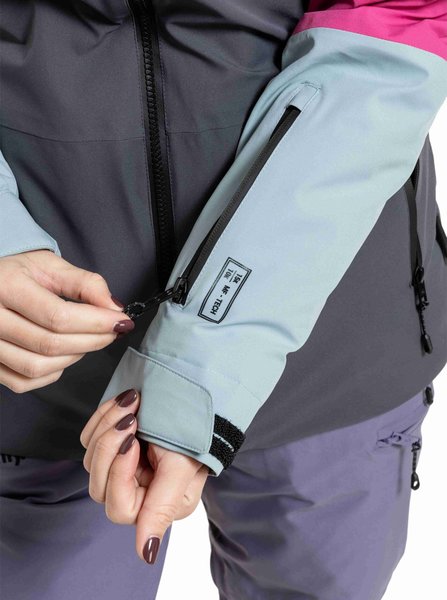 Dámská bunda Meatfly Kirsten Grey Dark/Pink 25/26