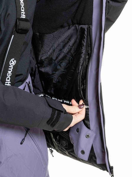 Dámská bunda Meatfly Kirsten Black/Purple Light 25/26