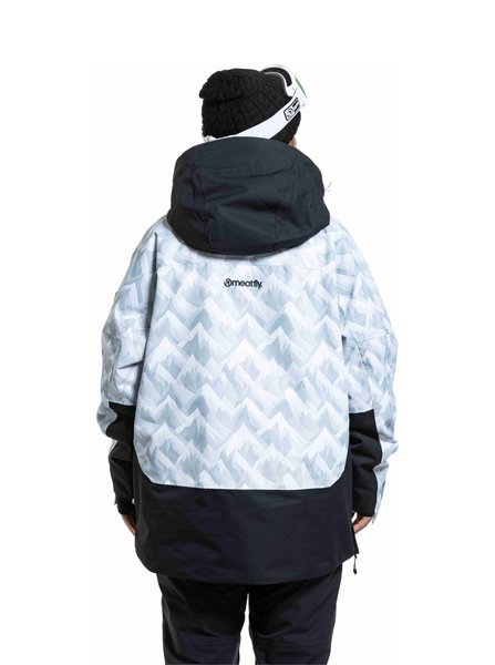 Zimní bunda Unisex Meatfly Maddie White Camo/Black 25/26