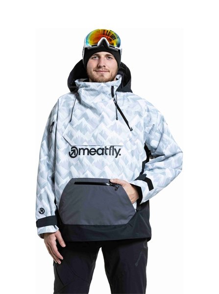 Zimní bunda Unisex Meatfly Maddie White Camo/Black 25/26
