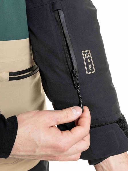 Pánská bunda Meatfly Manifold Black/Safari 25/26