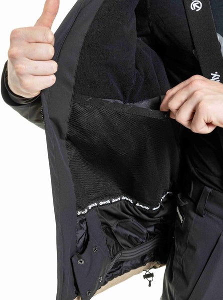 Pánská bunda Meatfly Manifold Black/Safari 25/26