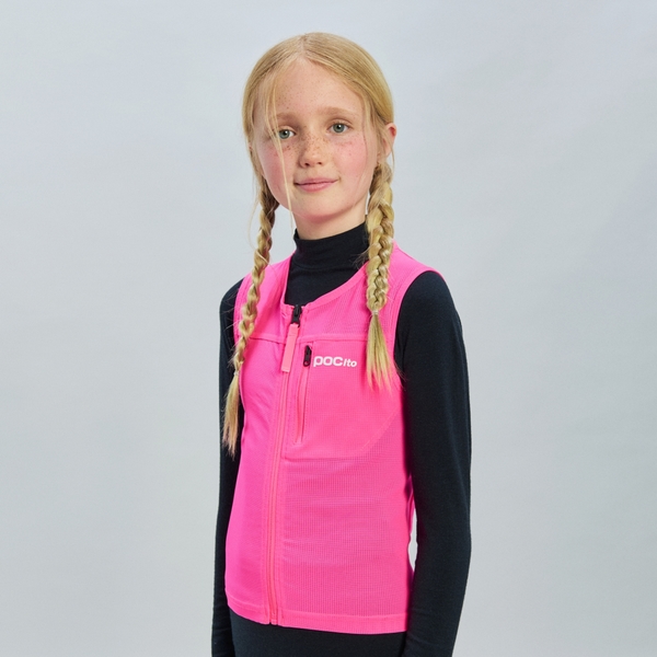 Dětský páteřák/chránič páteře POC POCito VPD Air Vest Fluorescent Pink PC200269085 25/26