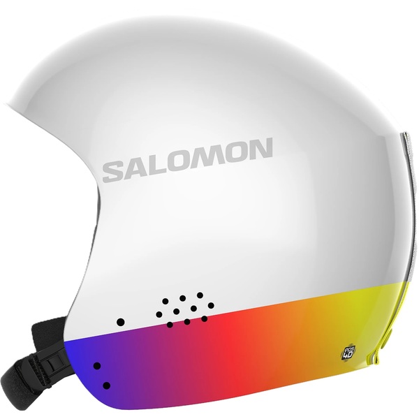 Lyžařská helma Salomon S/Race Fis Injected White Gradient L47925500 