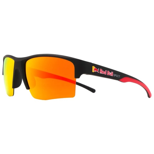 Sluneční brýle Red Bull Spect Chain-02P Black/Brown With Red/Orange Mirror cat. 3 26/27