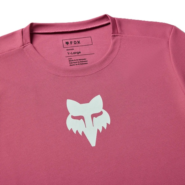 Dětský/Juniorský cyklistický dres FOX Yth Ranger SS Jersey Berry 33447-A02 26/27