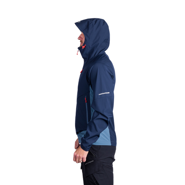 Pánská outdoorová softshellová bunda Northfinder Ciro BU-5297OR-387 Blue Blue 26/27