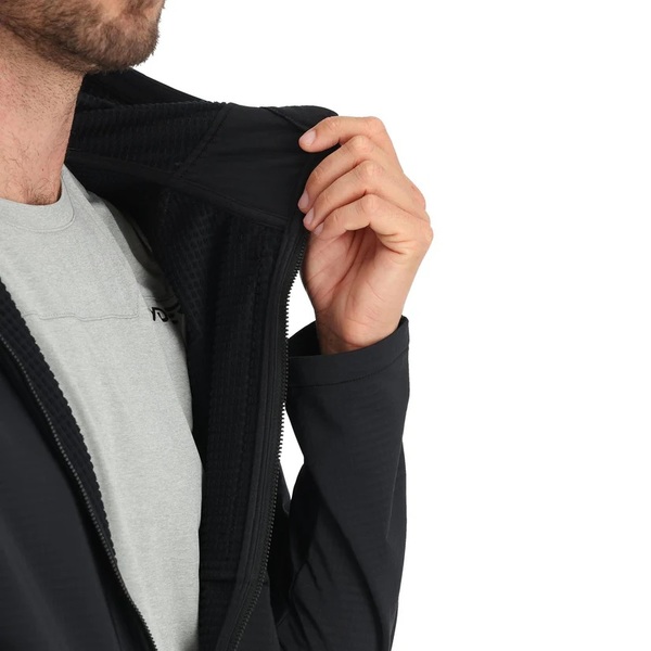 Mikina s kapucí Spyder Gridweb Fleece Hoodie Mens Black 38A031415 26/27