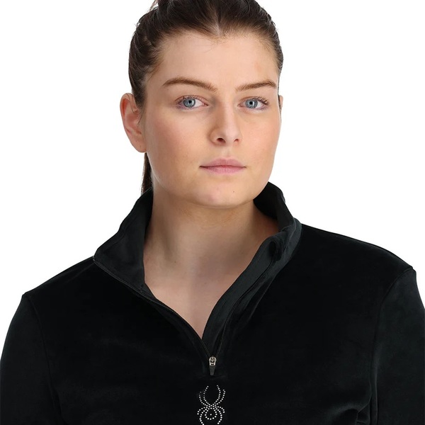 Dámská mikina Spyder Shimmer Bug 1/2 Zip Black 38B125310-BLK 26/27