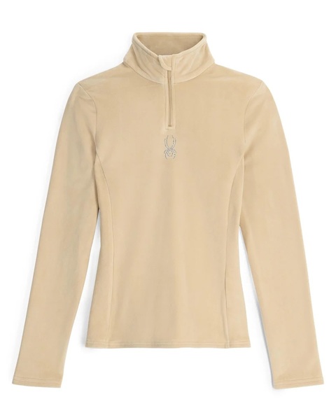 Dámská mikina Spyder Shimmer Bug 1/2 Zip Sanddune 38B125310-SDN 26/27