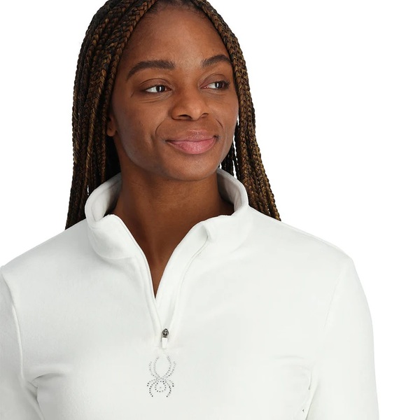Dámská mikina Spyder Shimmer Bug 1/2 Zip White 38B125310-WHT 26/27