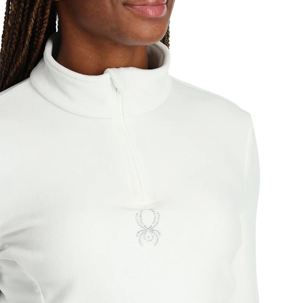 Dámská mikina Spyder Shimmer Bug 1/2 Zip White 38B125310-WHT 26/27