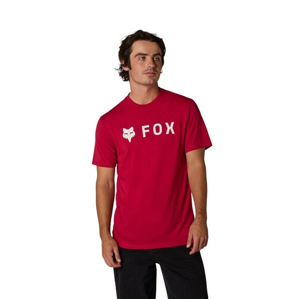Pánské triko Fox Absolute SS Tech Tee Cranberry 32871-527 26/27