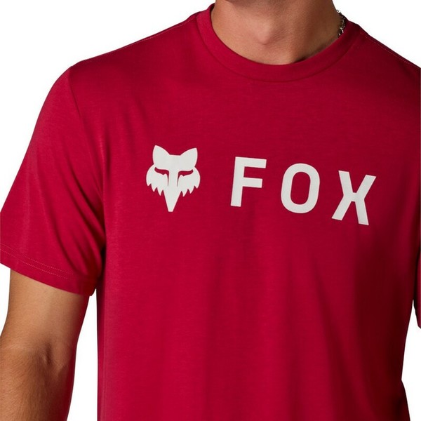 Pánské triko Fox Absolute SS Tech Tee Cranberry 32871-527 26/27