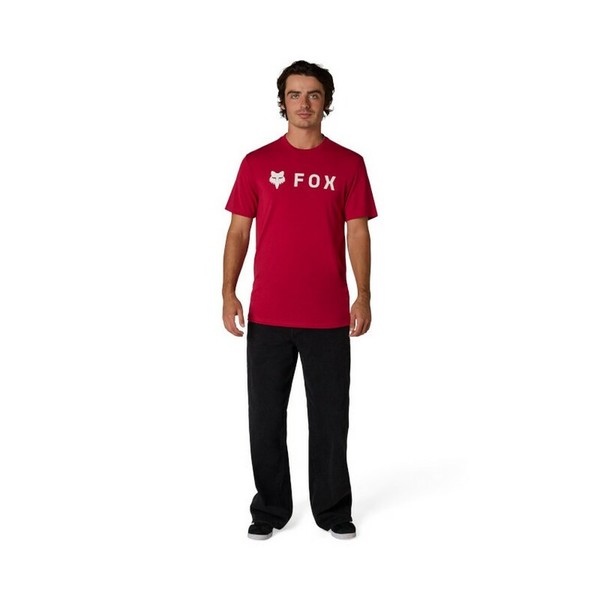 Pánské triko Fox Absolute SS Tech Tee Cranberry 32871-527 26/27